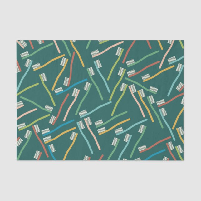 Cute Dentist Tissue Paper (Front)