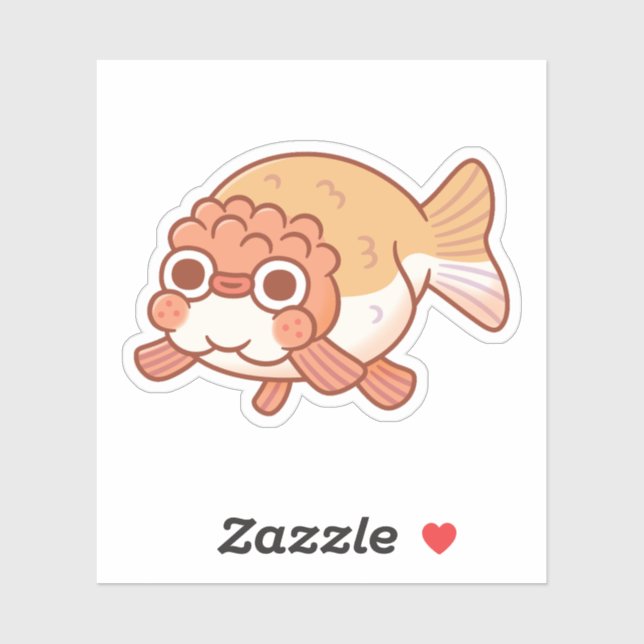 Cute Derpy Ranchu Goldfish Doodle (Sheet)
