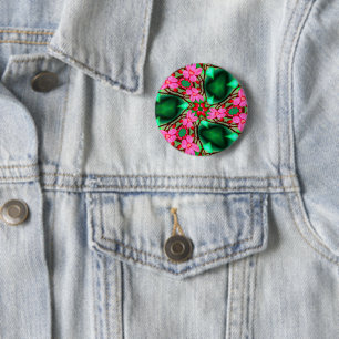 Cute Desert Rose Pattern 6 Cm Round Badge