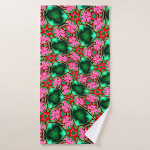 Cute Desert Rose Pattern Bath Towel