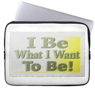 Cute Design About "I Be" T-Shirt Throw Pillow Tri Laptop Sleeve