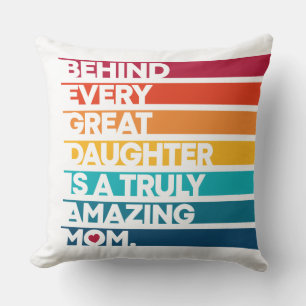 Cute Design Expression text for Mothers day Cushion