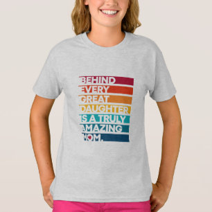 Cute Design Expression Text for Mothers Day  T-Shirt