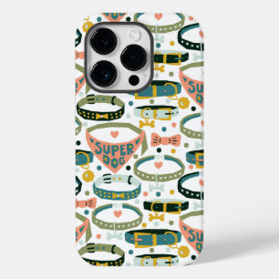 Cute Designer Dog Collar Customizable Case-Mate iPhone 14 Pro Case