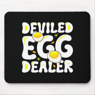 Cute Deviled Egg Dealer Thanksgiving Deviled Mouse Pad