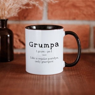Cute Dictionary Grumpa Grandfather Grandpa Gift Mug