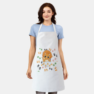 Cute dino apron