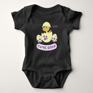 Cute dino baby bodysuit