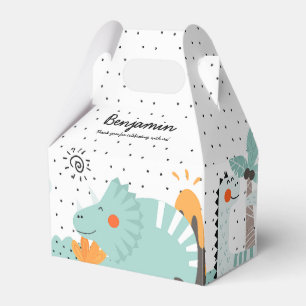 Cute Dino Dinosaurs Birthday Party  Favour Box