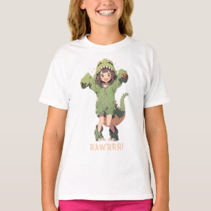Cute Dino Girl T-Shirt