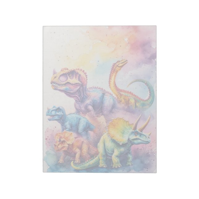Cute Dino Notepad (Rotated)