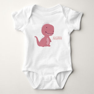 Cute dinosaur baby bodysuit