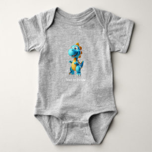 Cute Dinosaur Baby Bodysuit