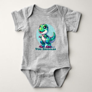 Cute Dinosaur Baby Bodysuit Dino Snuggles