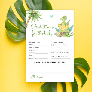 Cute Dinosaur Baby Shower Predictions and Advice