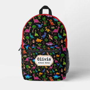 Cute Dinosaur Back to School Printed Backpack
