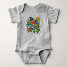 Cute Dinosaur Be Kind Be Happy Kids T-Shirt