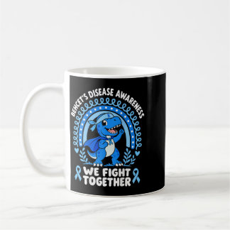 Cute Dinosaur Behcets Disease Awareness Coffee Mug
