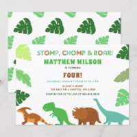 Cute Dinosaur Birthday Party