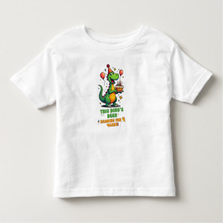Cute Dinosaur Birthday Shirt for 4-Year-Olds