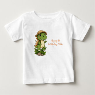 Cute Dinosaur Birthday Toddler Shirt