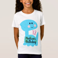 Cute Dinosaur Blue Birthday Party