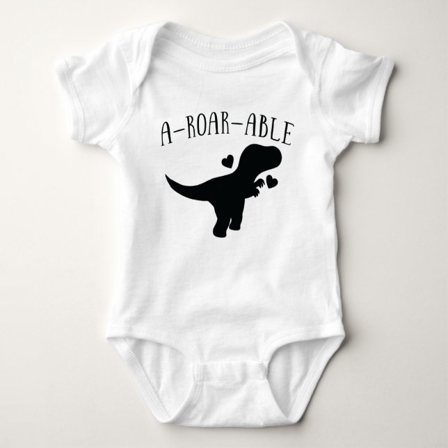 Cute Dinosaur Bodysuit Sleeper (Front)