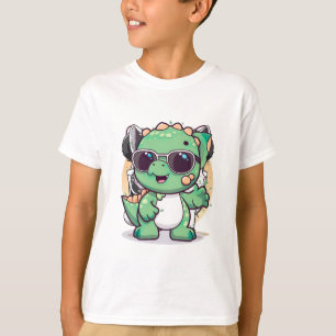Cute Dinosaur Cartoon T-Shirt