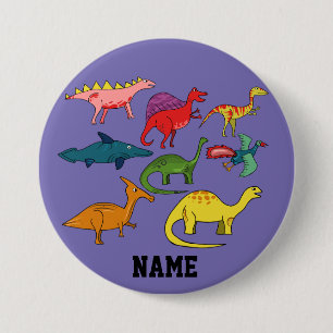 Cute Dinosaur Collection Thunder_Cove 7.5 Cm Round Badge