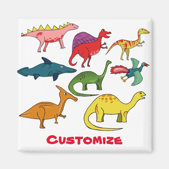 Cute Dinosaur Collection Thunder_Cove Magnet (Front)