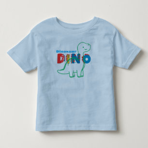 Cute Dinosaur Customise Kids Toddler T-Shirt