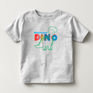 Cute Dinosaur  Customise Kids Toddler T-Shirt