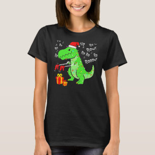 Cute Dinosaur Fa Ra Ra Rawr Rawr Christmas Rex Xma T-Shirt