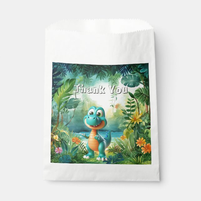 Cute Dinosaur Favour Bags (Front)