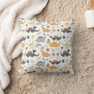 Cute Dinosaur Fun Prehistoric for Dino Lovers Cushion
