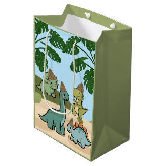 Cute Dinosaur Gift Bags 