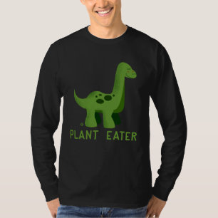 Cute Dinosaur Herbivores  Vegetarian Vegan T-Shirt