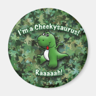 Cute Dinosaur is a Cheekysaurus Magnet