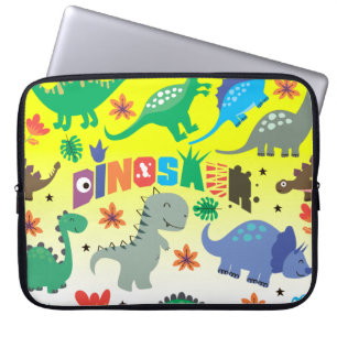 Cute Dinosaur Laptop Bag