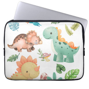Cute Dinosaur Laptop Sleeve