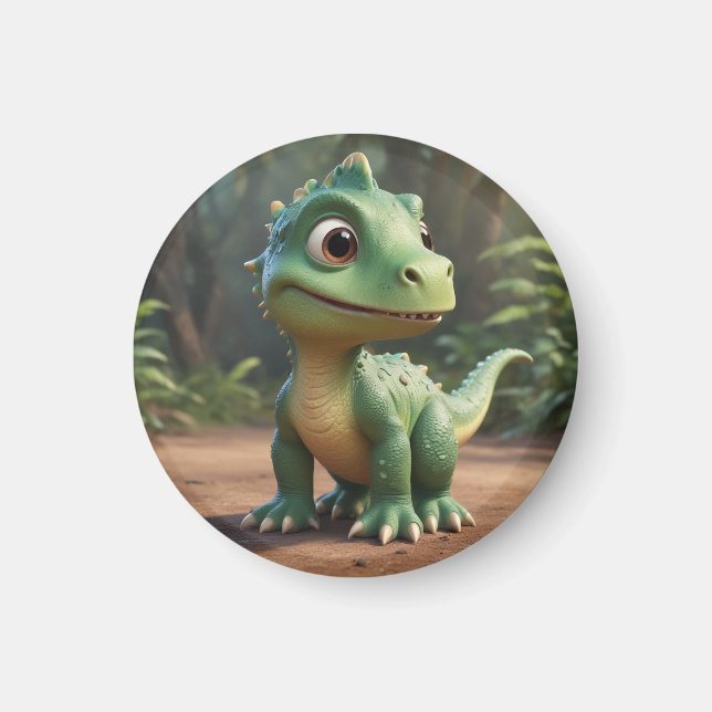 Cute Dinosaur Magnet (Front)