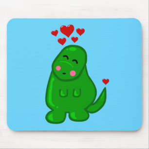 Cute Dinosaur Mouse Pad