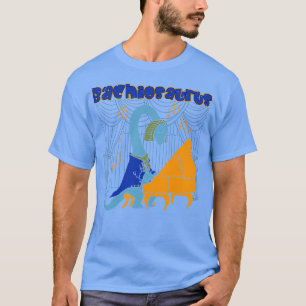 Cute Dinosaur Musician Composer Bach Brachiosaurus T-Shirt