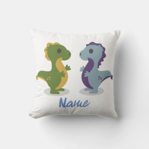 Cute Dinosaur Pair Thunder_Cove Cushion