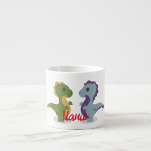 Cute Dinosaur Pair Thunder_Cove Espresso Cup