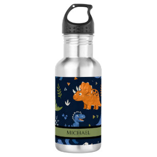Cute Dinosaur Pattern Colourful  532 Ml Water Bottle