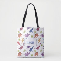 Cute Dinosaur Pattern Dino Personalised Name