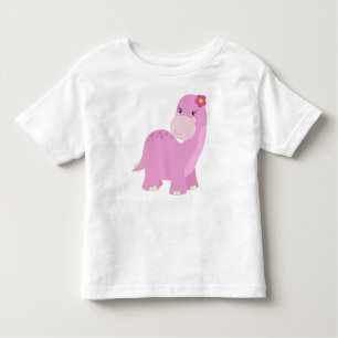 Cute dinosaur, pink dinosaur, Girl dinosaur, dinos Toddler T-Shirt