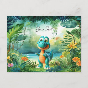 Cute Dinosaur Postcard