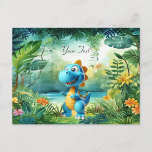 Cute Dinosaur Postcard